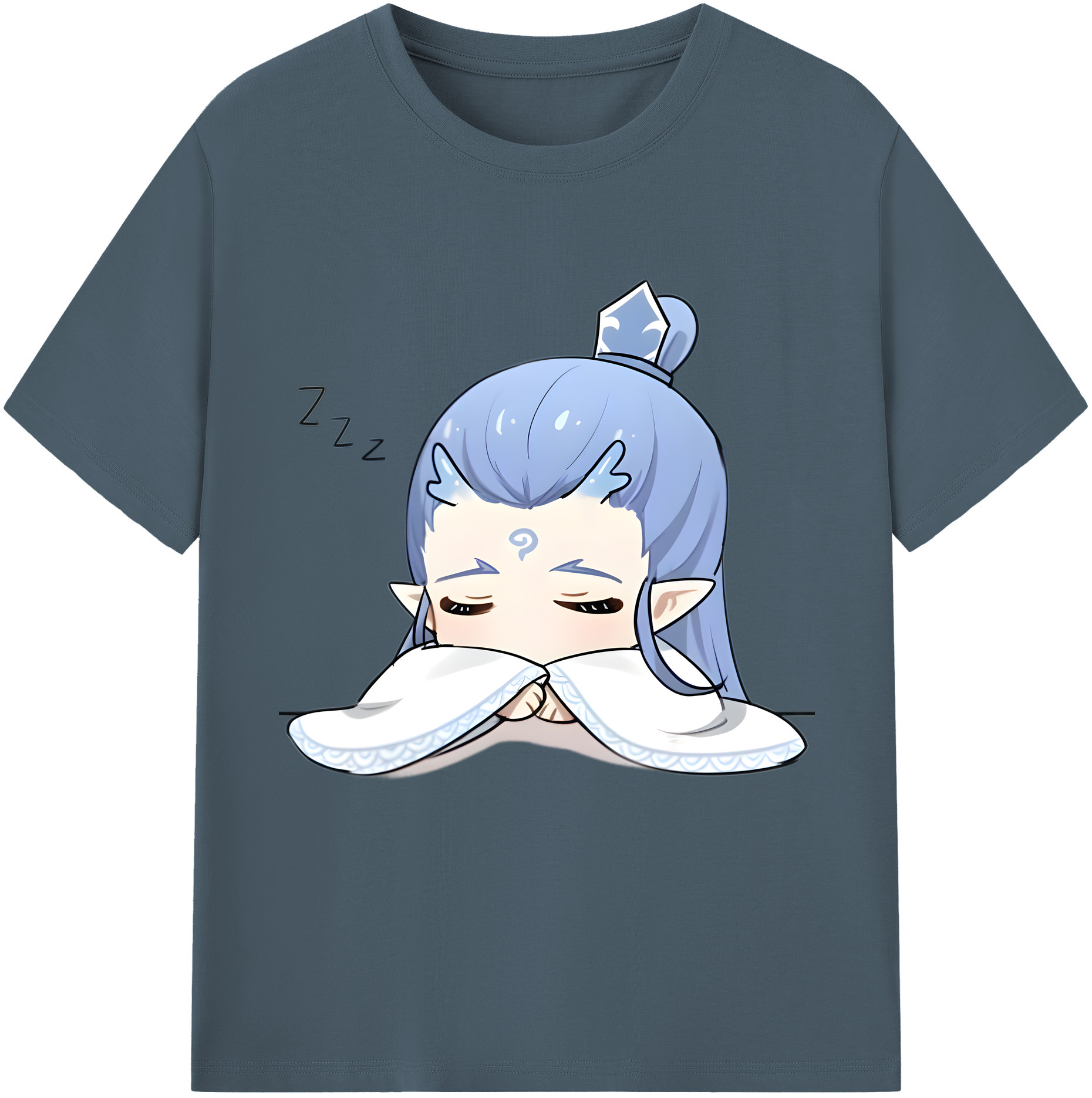 （画像用） Ne Zha 2 ナタ 魔童の大暴れ 綿100％半袖Tシャツ（フロントプリント）